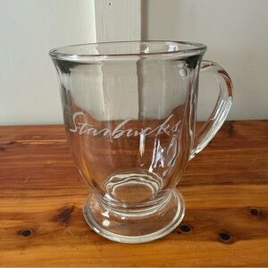 Starbucks Clear Glass Mug